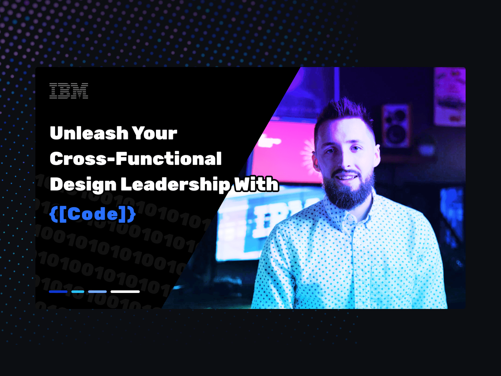 Shown is a picture of myself, Max McKinney, presenting virtually for a conference talk