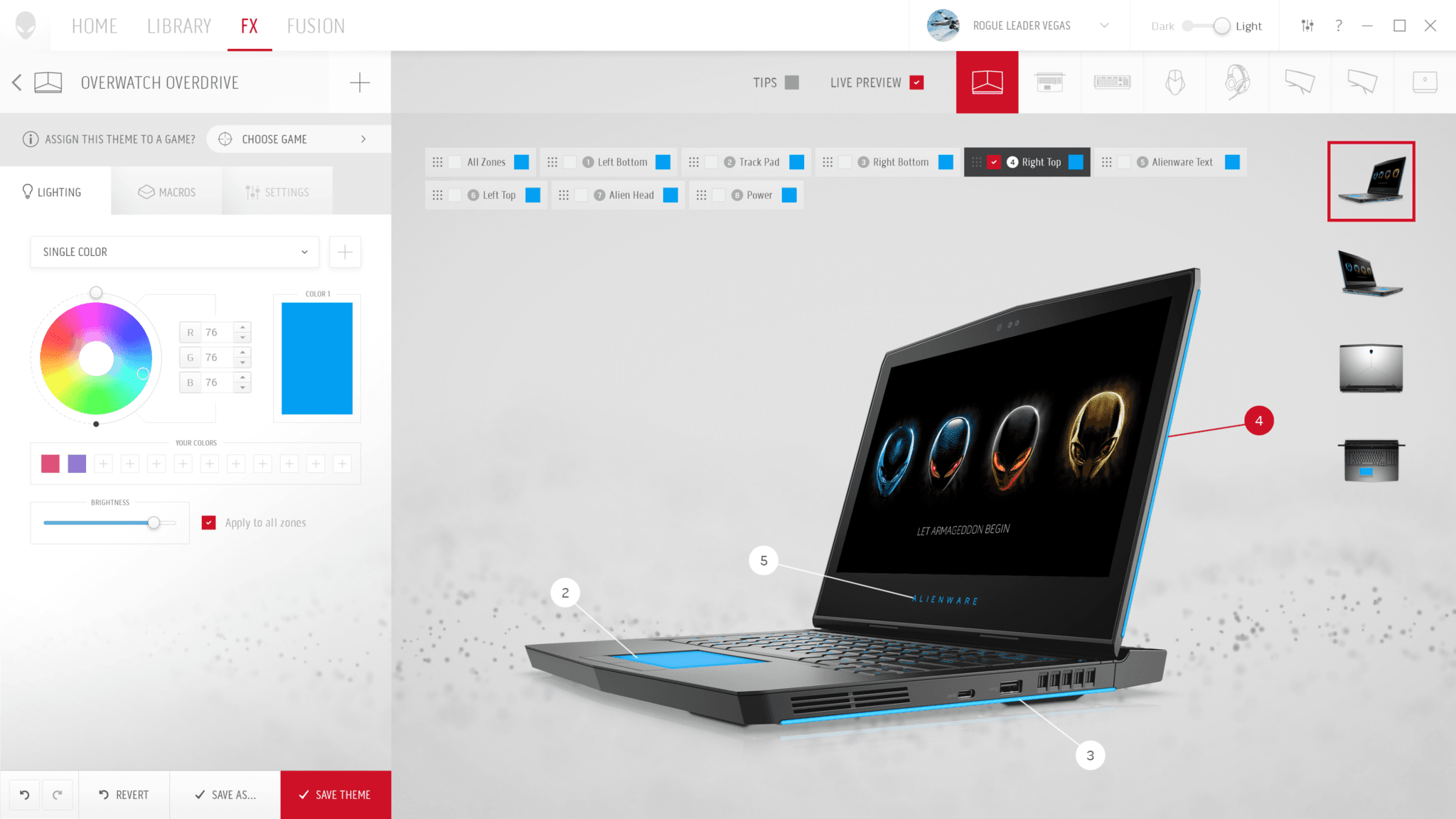 Alienware dashboard 2