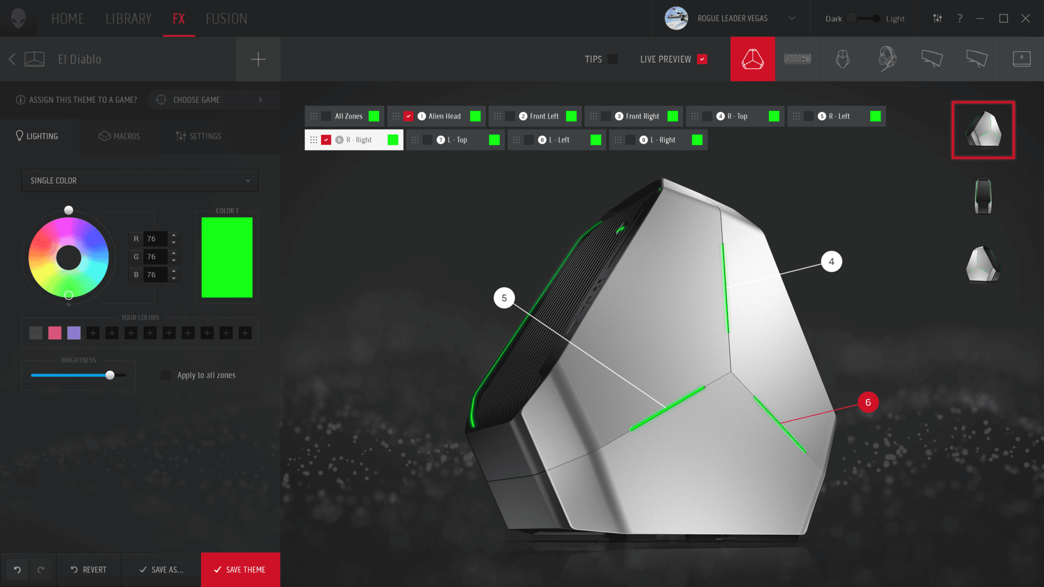 Alienware dashboard 4