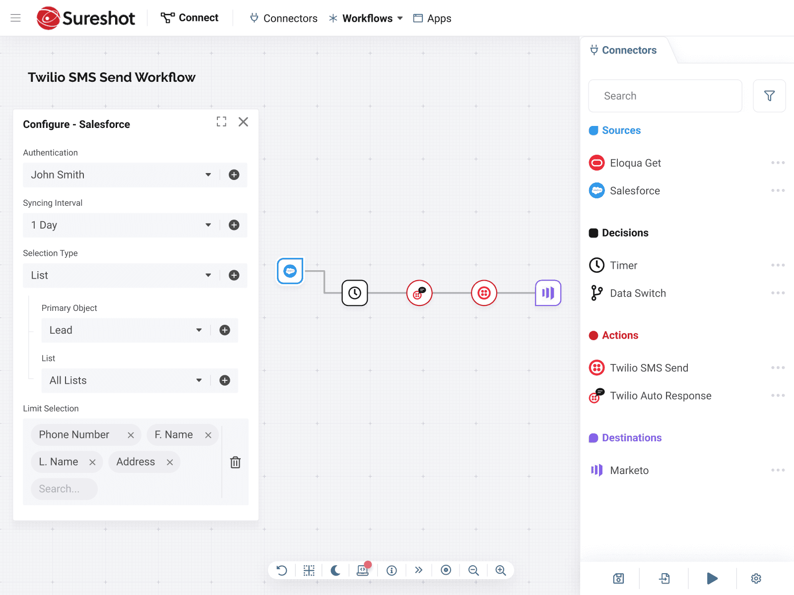 Shown is a detail of the Connect app