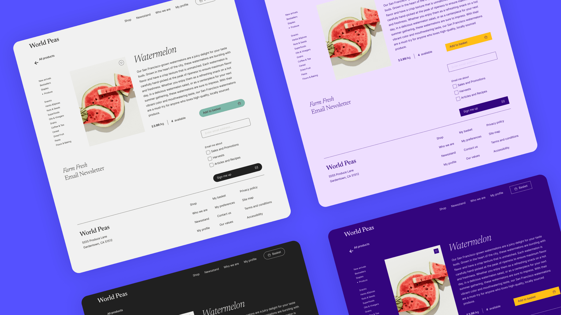Shown is the the Habitz design system, a design system created for the Introduction to Design Systems course